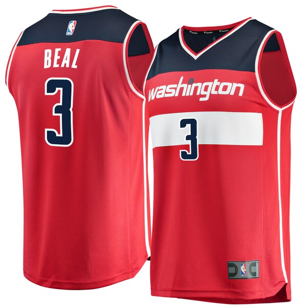canotta Bradley Beal 3 2019-2020 Washington Wizards Rosso